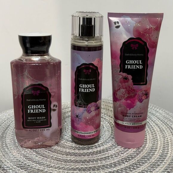 BBW Ghoul Friend Fragrance Mist, Body Cream and Body Wash Set of 3 NWT - Picture 1 of 2